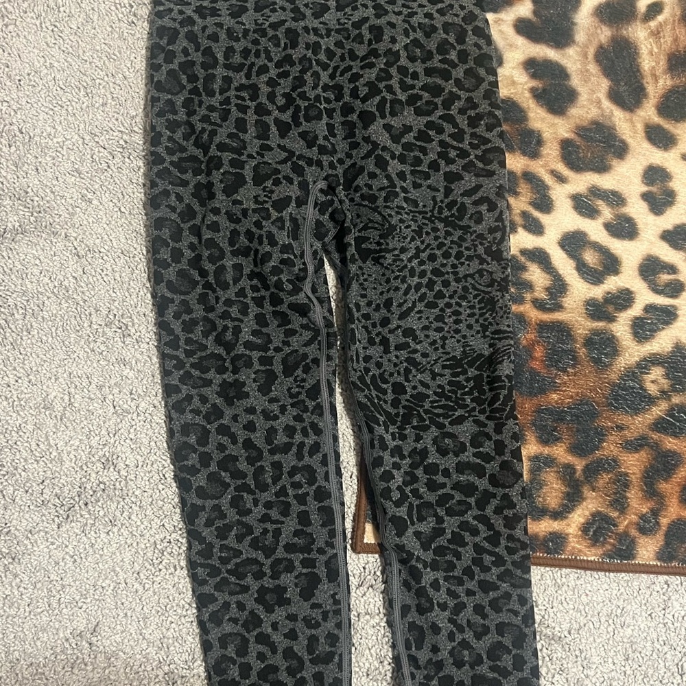 Gymshark Black Leopard Print Leggings
